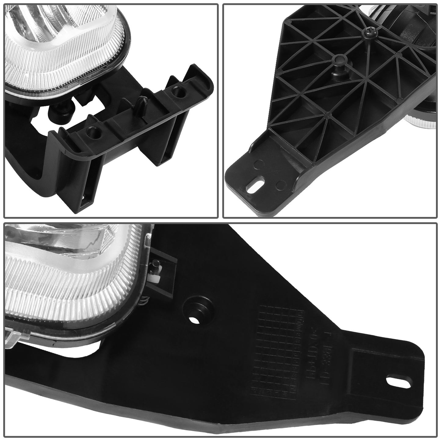 FAROS DE NIEBLA 05-07 FORD F-250, F-350, F-450, F-550 SUPER DUTY / 2005 EXCURSION - NO SWITCH - CHROME / CLEAR