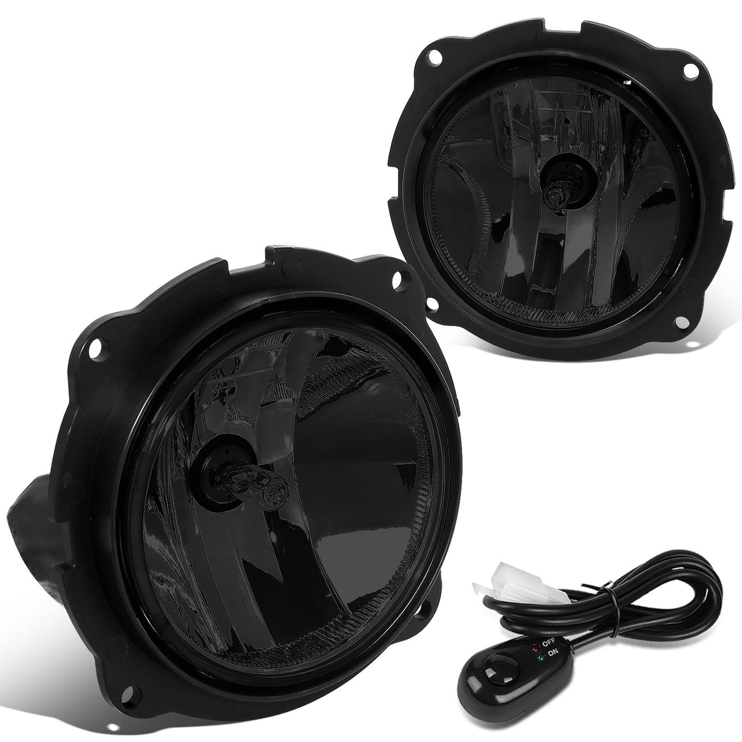 FAROS DE NIEBLA 07-12 FORD ESCAPE - WITH SWITCH - SMOKE