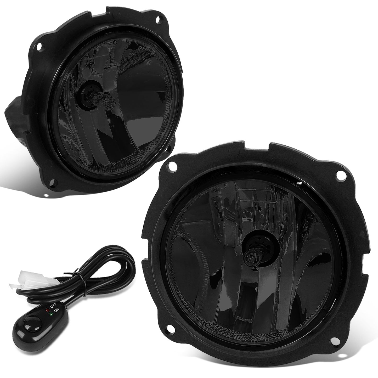 FAROS DE NIEBLA 07-12 FORD ESCAPE - WITH SWITCH - SMOKE