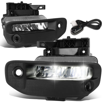 FAROS DE NIEBLA 19-22 RAM 1500 - FITS BIG HORN, HFE, LARAMIE, LIMITED, LIMITED LONGHORN, LONE STAR, REBEL, TRX, TRADESMAN - WILL FIT MODELS WITH PARKING SENSORS ONLY - LED - CHROME / CLEAR