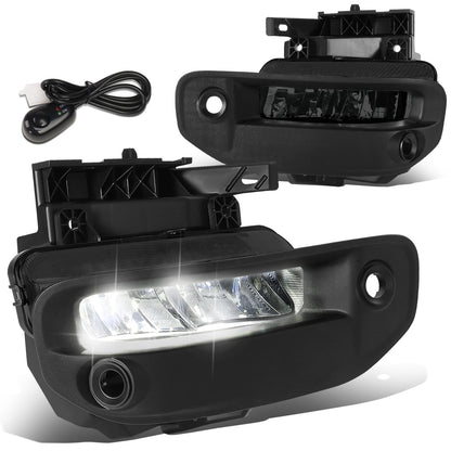 FAROS DE NIEBLA 19-22 RAM 1500 - FITS BIG HORN, HFE, LARAMIE, LIMITED, LIMITED LONGHORN, LONE STAR, REBEL, TRX, TRADESMAN - WILL FIT MODELS WITH PARKING SENSORS ONLY - LED - SMOKED