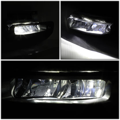 FAROS DE NIEBLA 19-22 RAM 1500 - FITS BIG HORN, HFE, LARAMIE, LIMITED, LIMITED LONGHORN, LONE STAR, REBEL, TRX, TRADESMAN - WILL FIT MODELS WITH PARKING SENSORS ONLY - LED - SMOKED