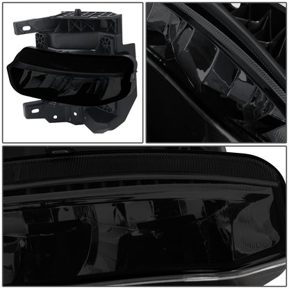 FAROS DE NIEBLA 19-22 RAM 1500 - FITS BIG HORN, HFE, LARAMIE, LIMITED, LIMITED LONGHORN, LONE STAR, REBEL, TRX, TRADESMAN - WILL FIT MODELS WITH PARKING SENSORS ONLY - LED - SMOKED