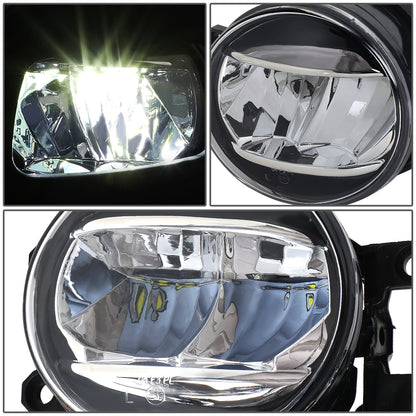 FAROS DE NIEBLA 20-22 TOYOTA HIGHLANDER - LED - WITH SWITCH, WIRING - CHROME / CLEAR