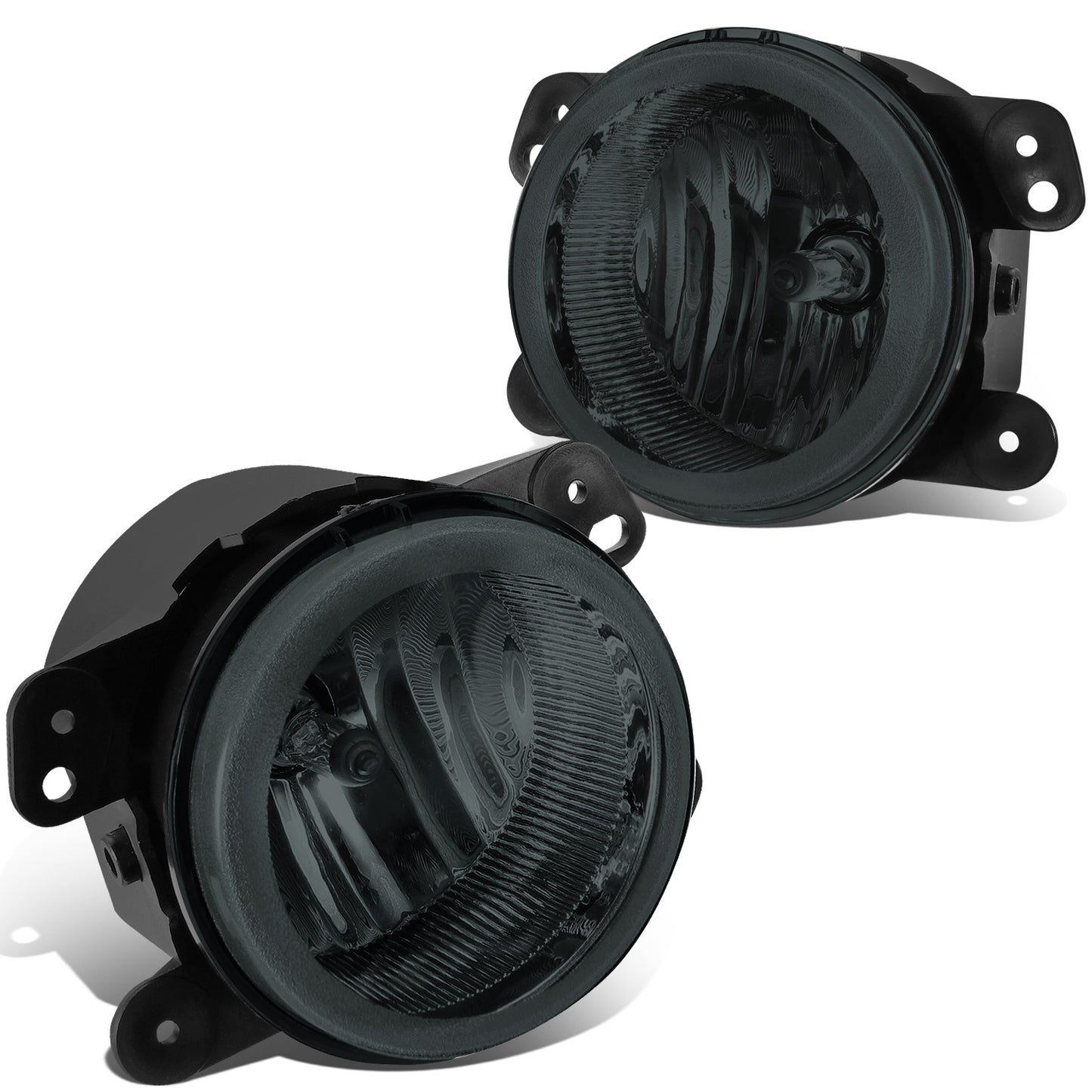 FAROS DE NIEBLA 05-10 CHRYSLER 300 C SRT8 TOURING LIMITED S / 06-10 CHRYSLER PT CRUISER / 2009 DODGE JOURNEY / 05-07 DODGE MAGNUM / 07-18 JEEP WRANGLER - H10 BULB - SMOKED