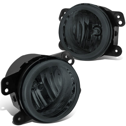 FAROS DE NIEBLA 05-10 CHRYSLER 300 C SRT8 TOURING LIMITED S / 06-10 CHRYSLER PT CRUISER / 2009 DODGE JOURNEY / 05-07 DODGE MAGNUM / 07-18 JEEP WRANGLER - H10 BULB - SMOKED
