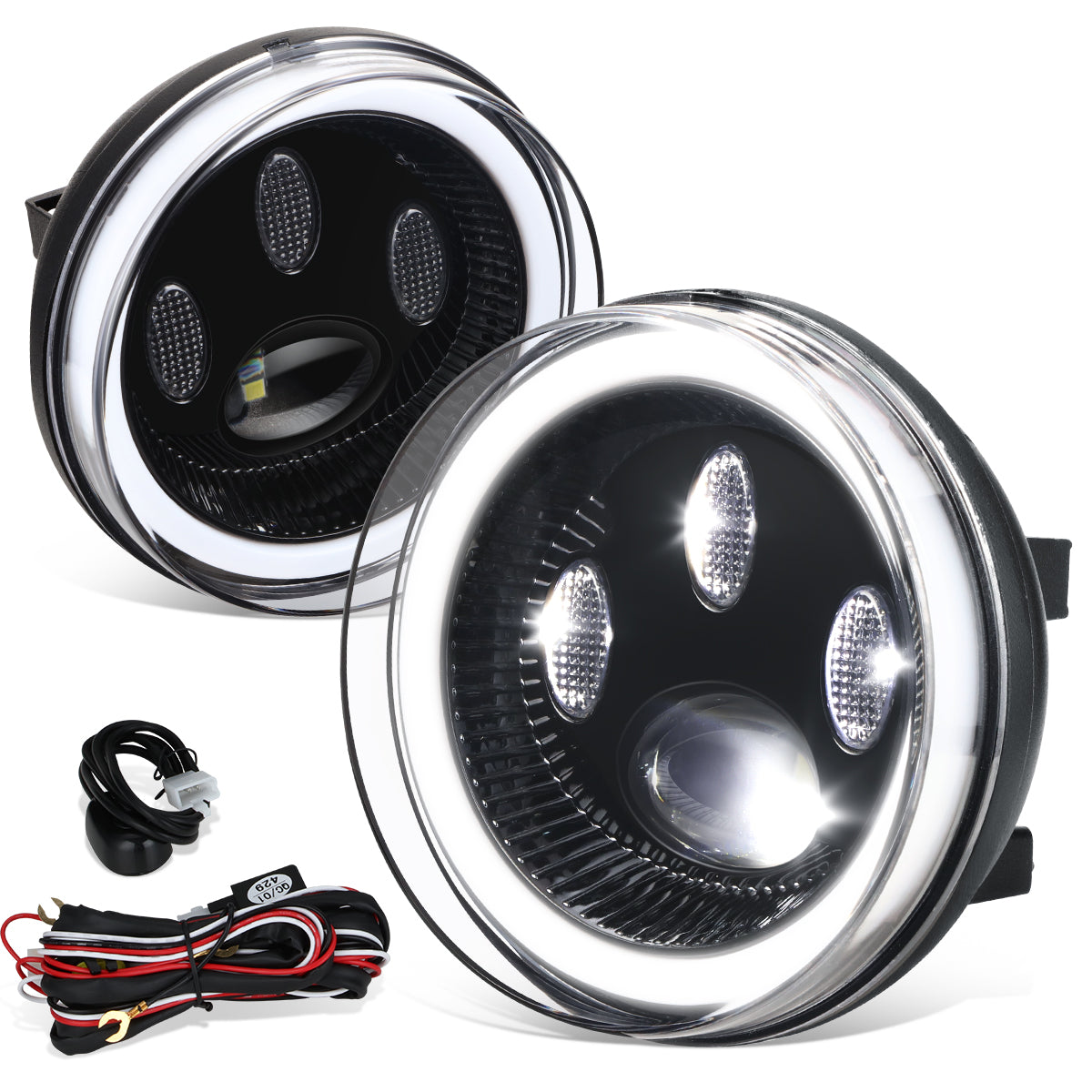 FAROS DE NIEBLA 07-14 GMC SIERRA 2500HD 3500HD / 07-13 GMC SIERRA 1500,CLEAR