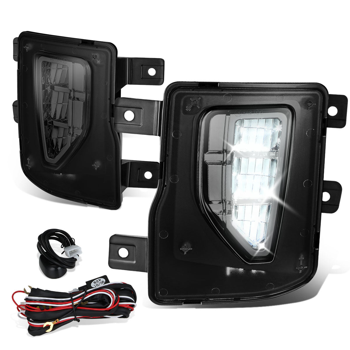 FAROS DE NIEBLA 16-19 CHEVROLET SILVERADO 1500 - FULL LED - SMOKED