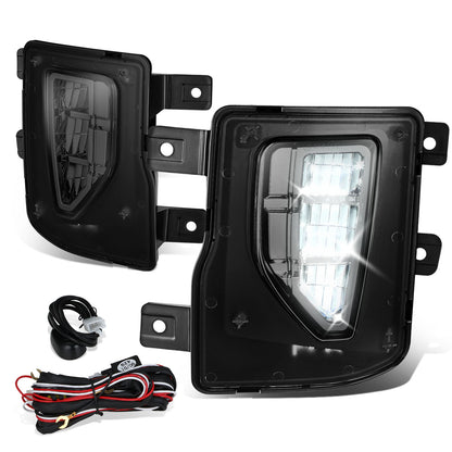 FAROS DE NIEBLA 16-19 CHEVROLET SILVERADO 1500 - FULL LED - SMOKED