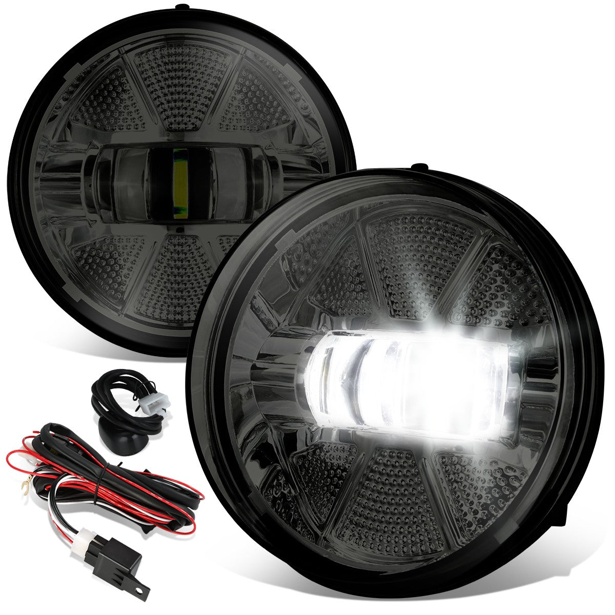 FAROS DE NIEBLA 07-14 GMC SIERRA 2500HD 3500HD / 07-13 GMC SIERRA 1500,SMOKE