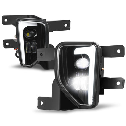 FAROS DE NIEBLA 2016 2017 2018 CHEVY SILVERADO 1500 DRIVING BUMPER LAMPS – CLEAR LENS,WITHOUT WIRE SWITCH
