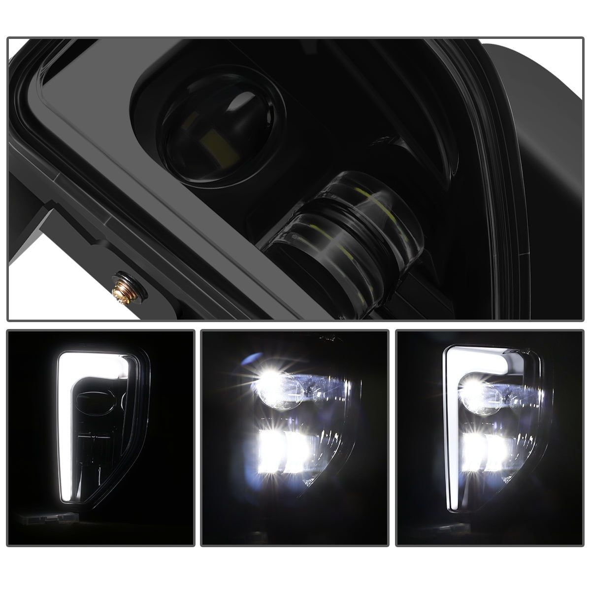 FAROS DE NIEBLA 2016 2017 2018 CHEVY SILVERADO 1500 DRIVING BUMPER LAMPS – SMOKE LENS, WITHOUT WIRE SWITCH