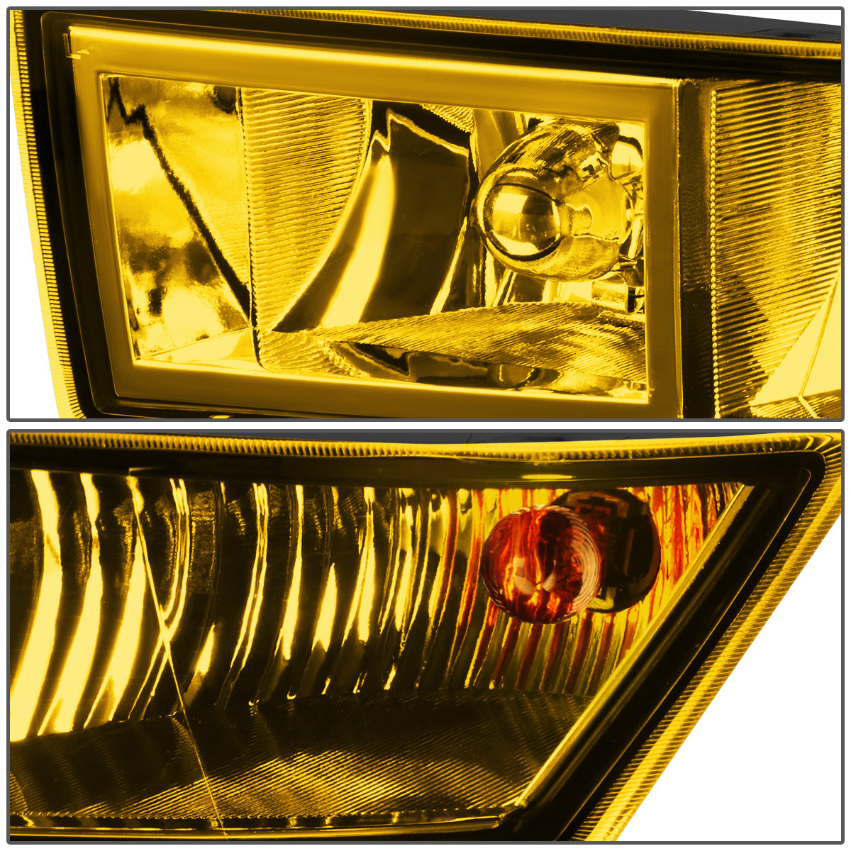 FAROS DE NIEBLA 07-14 CADILLAC ESCALADE , ESV / 07-13 ESCALADE EXT - WITH SWITCH AND BEZEL - H10 BULB - AMBER
