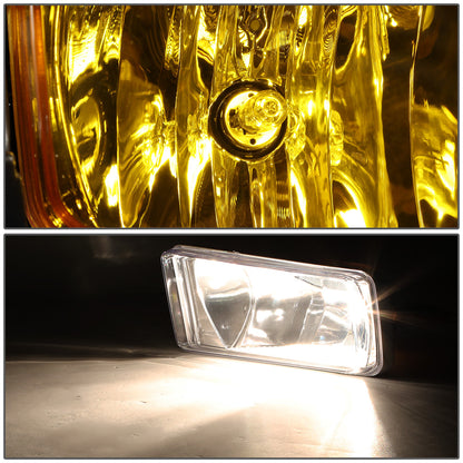 FAROS DE NIEBLA 14-15 CHEVY SILVERADO - WITH SWITCH - 5202 BULB - AMBER