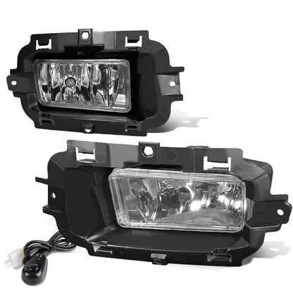 FAROS DE NIEBLA 14-15 CHEVY SILVERADO - WITH SWITCH - 5202 BULB - CHROME / CLEAR