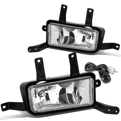 FAROS DE NIEBLA 15-20 CHEVY TAHOE, SUBURBAN, GMC YUKON, YUKON XL / 16-19 SUBURBAN 3500 HD - WITH SWITCH - 5202 BULB - CHROME / CLEAR