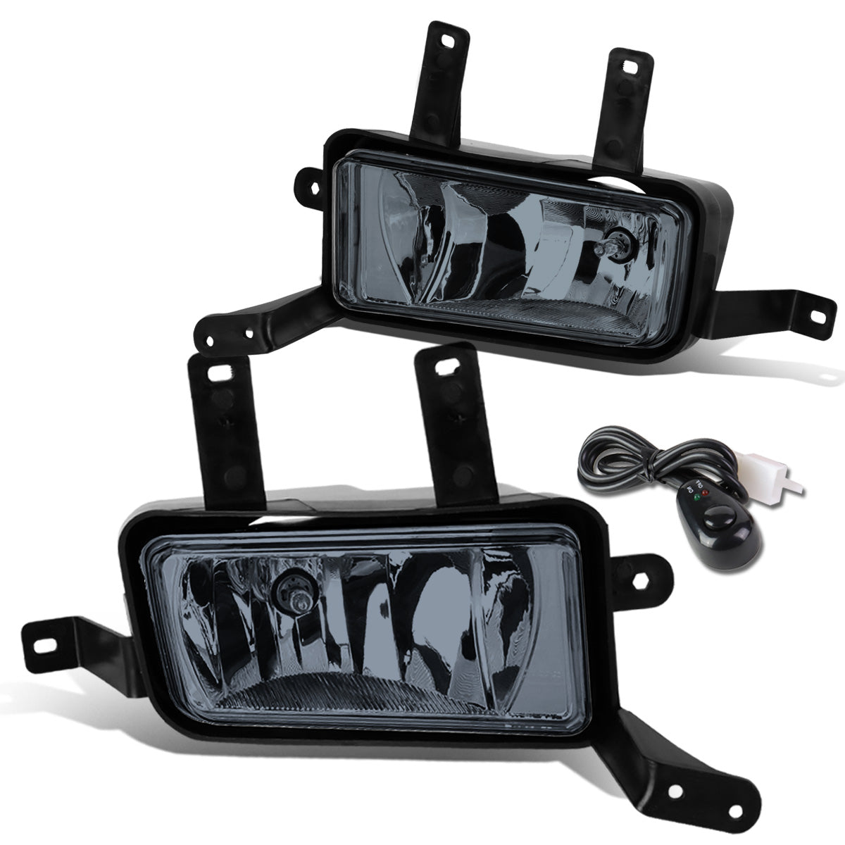 FAROS DE NIEBLA 15-20 CHEVY TAHOE, SUBURBAN, GMC YUKON, YUKON XL / 16-19 SUBURBAN 3500 HD - WITH SWITCH - 5202 BULB - SMOKE