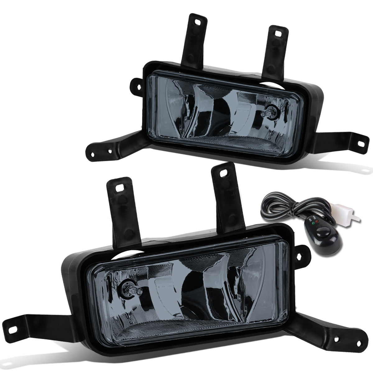 FAROS DE NIEBLA 15-20 CHEVY TAHOE, SUBURBAN, GMC YUKON, YUKON XL / 16-19 SUBURBAN 3500 HD - WITH SWITCH - 5202 BULB - SMOKE