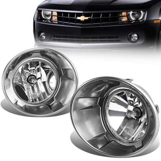 FAROS DE NIEBLA 10-13 CHEVY CAMARO - WITH BEZEL - 5202 BULB - CHROME / CLEAR