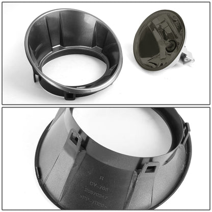 FAROS DE NIEBLA 10-13 CHEVY CAMARO - WITH BEZEL - 5202 BULB - SMOKE