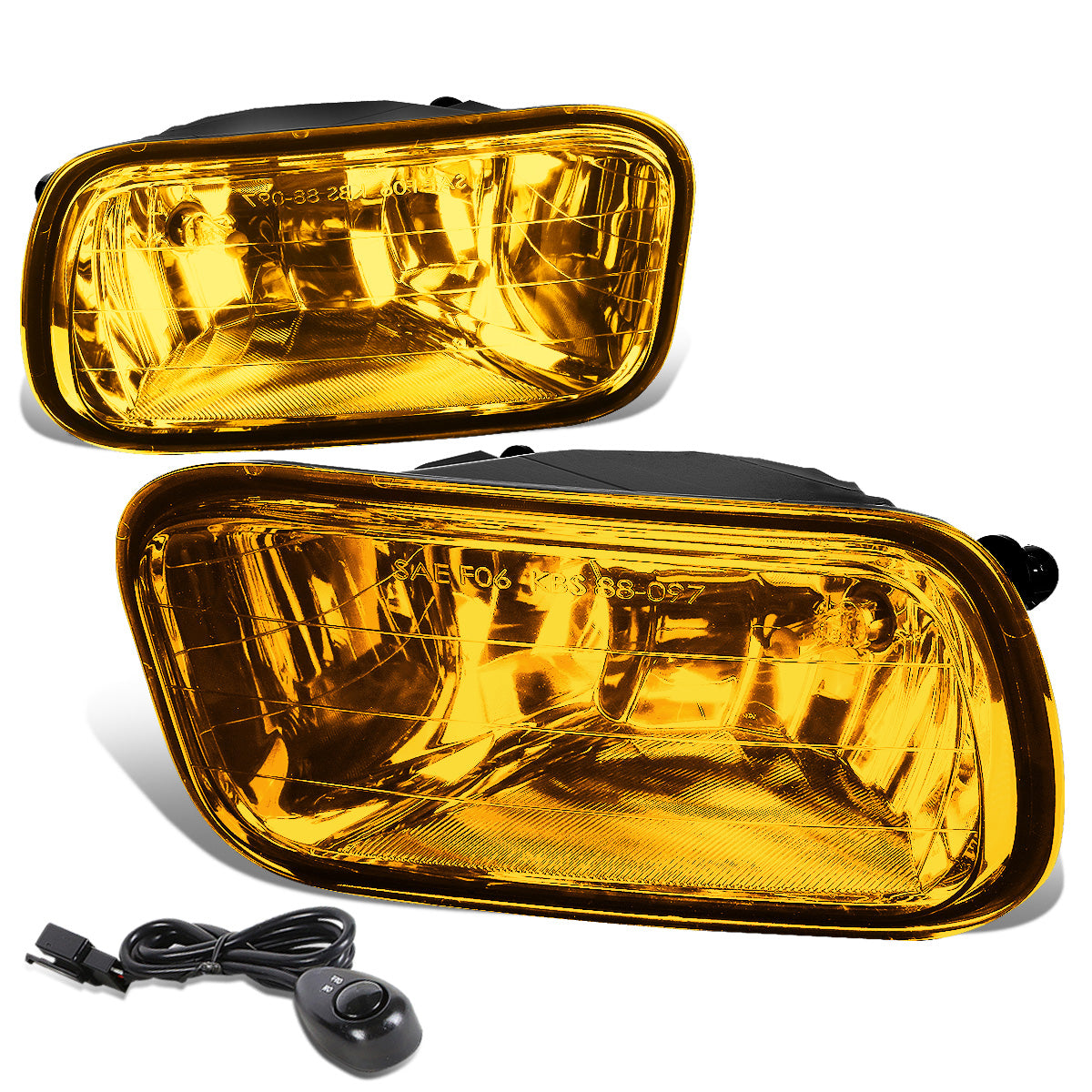 FAROS DE NIEBLA 11-12 RAM 1500, 2500, 3500 / 2010 DODGE RAM 2500, 3500 / 09-10 DODGE RAM 1500 - WITH SWITCH - H10 BULB - AMBER