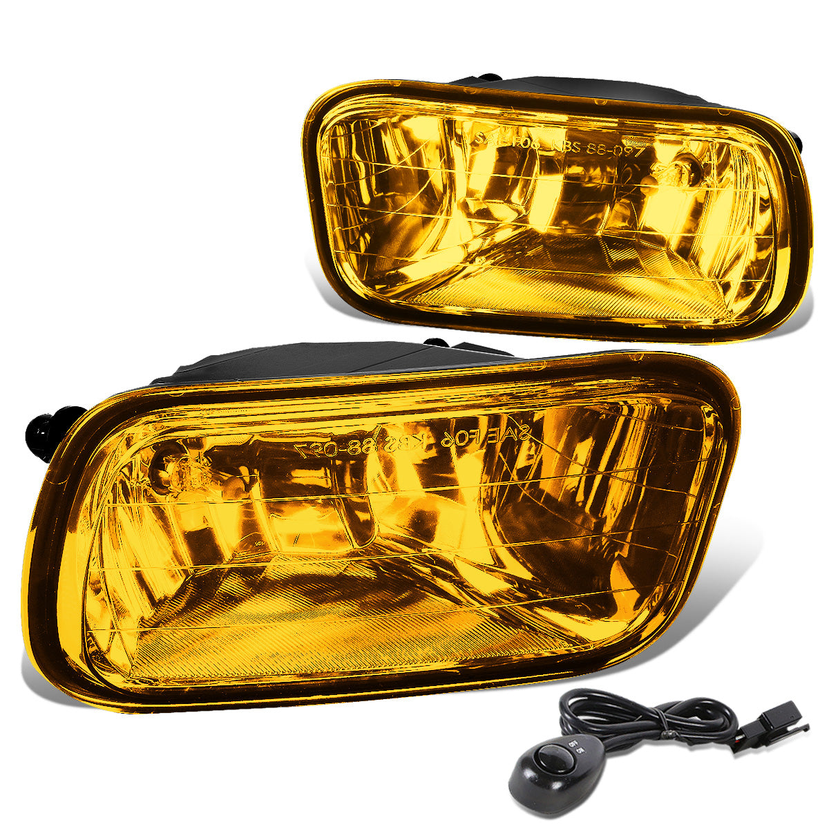 FAROS DE NIEBLA 11-12 RAM 1500, 2500, 3500 / 2010 DODGE RAM 2500, 3500 / 09-10 DODGE RAM 1500 - WITH SWITCH - H10 BULB - AMBER