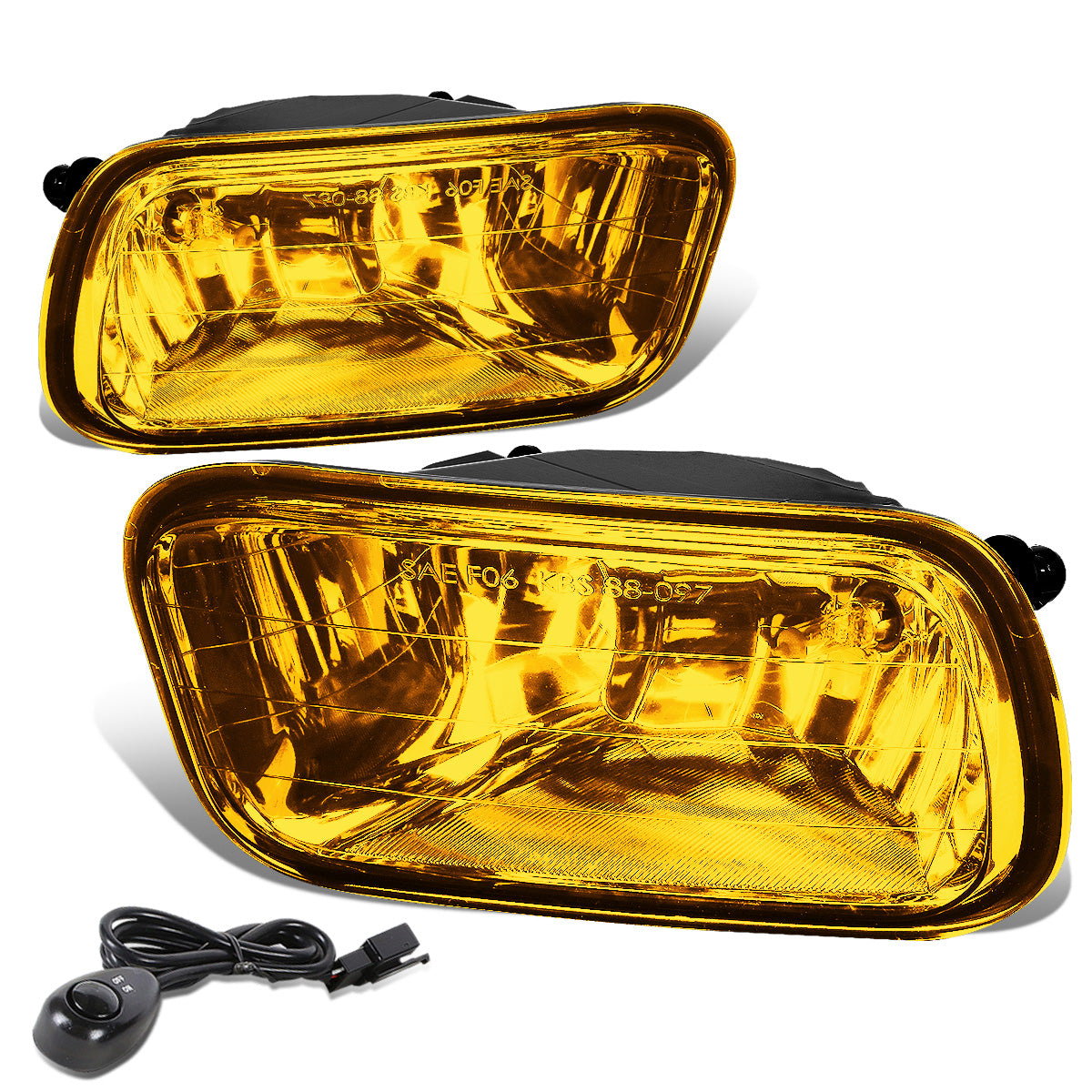 FAROS DE NIEBLA 11-12 RAM 1500, 2500, 3500 / 2010 DODGE RAM 2500, 3500 / 09-10 DODGE RAM 1500 - WITH SWITCH - H10 BULB - AMBER