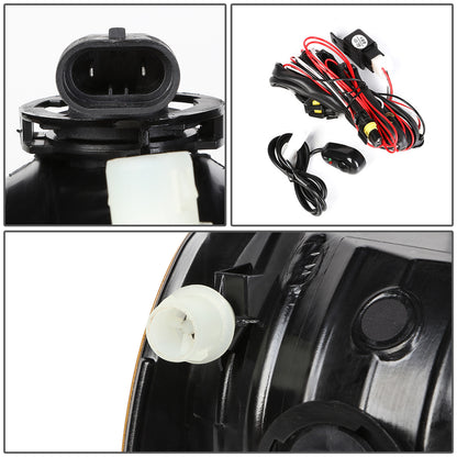 FAROS DE NIEBLA 11-12 RAM 1500, 2500, 3500 / 2010 DODGE RAM 2500, 3500 / 09-10 DODGE RAM 1500 - WITH SWITCH - H10 BULB - AMBER