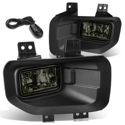 FAROS DE NIEBLA 15-17 FORD F-150 - WITH SWITCH AND BEZEL - H10 BULB - SMOKE