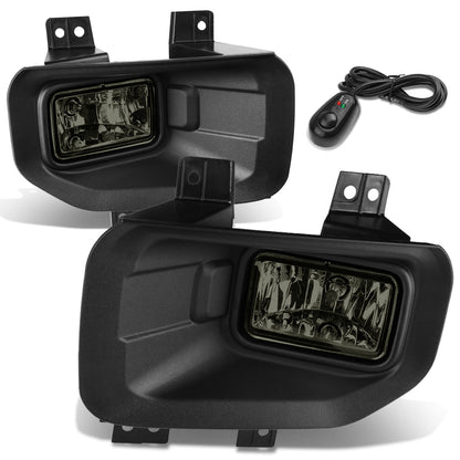 FAROS DE NIEBLA 15-17 FORD F-150 - WITH SWITCH AND BEZEL - H10 BULB - SMOKE