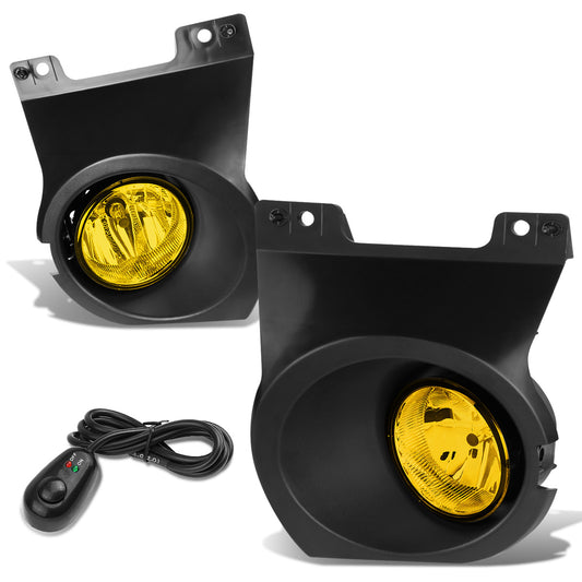 FAROS DE NIEBLA 09-14 FORD F-150 - WITH SWITCH AND BEZEL - H10 BULB - AMBER