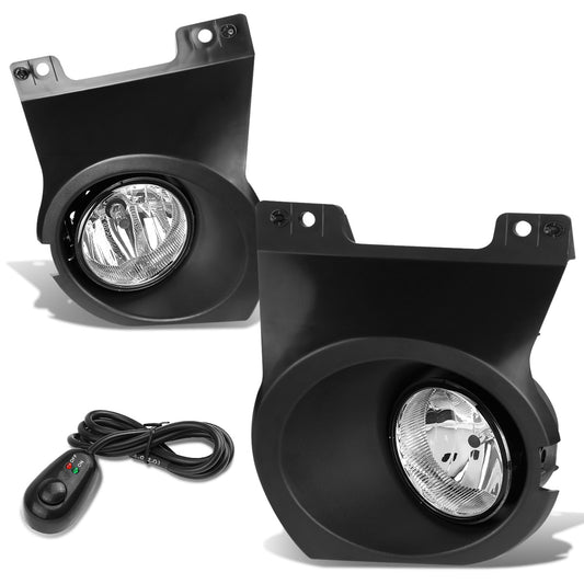 FAROS DE NIEBLA 09-14 FORD F-150 - WITH SWITCH AND BEZEL - H10 BULB - CHROME / CLEAR