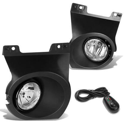 FAROS DE NIEBLA 09-14 FORD F-150 - WITH SWITCH AND BEZEL - H10 BULB - CHROME / CLEAR
