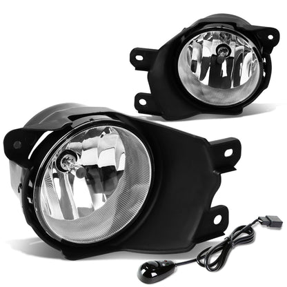 FAROS DE NIEBLA 08-17 TOYOTA SEQUOIA - WITH SWITCH - H10 BULB - CHROME / CLEAR
