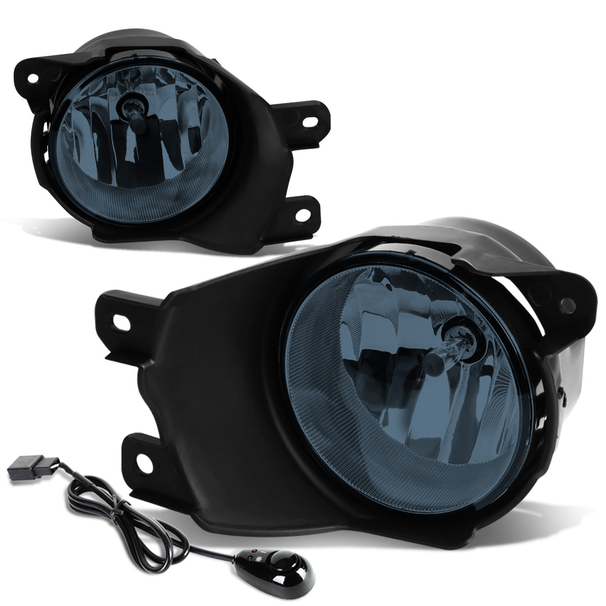 FAROS DE NIEBLA 08-17 TOYOTA SEQUOIA - WITH SWITCH - H10 BULB - SMOKE