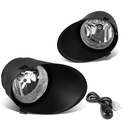 FAROS DE NIEBLA 07-13 TOYOTA TUNDRA / 07-11 SEQUOIA - WITH SWITCH - H10 BULB - CHROME / CLEAR