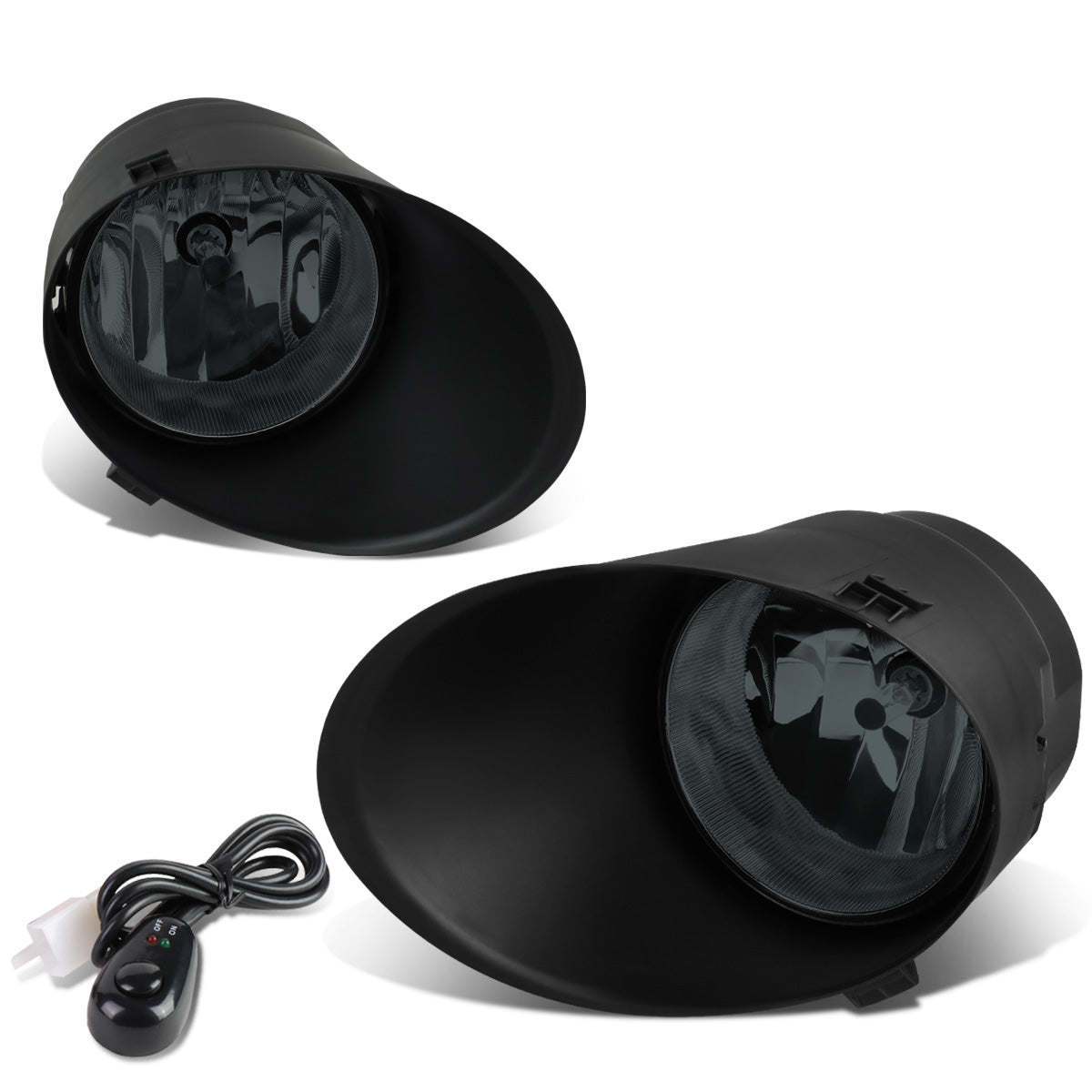 FAROS DE NIEBLA 07-13 TOYOTA TUNDRA / 07-11 SEQUOIA - WITH SWITCH - H10 BULB - SMOKE