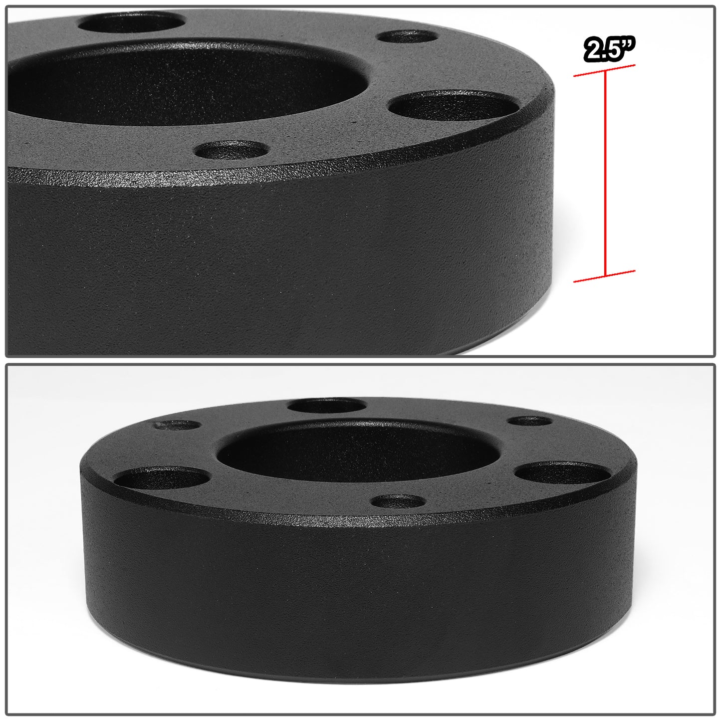 KIT ELEVACION 07-22 CHEVY SILVERADO 1500 / 07-22 GMC SIERRA 1500 - FITS MODELS WITHOUT AUTOMATIC LEVELING SYSTEM / ELECTRONIC SUSPENSION - FRONT - 2.5" LIFT - UPPER MOUNT