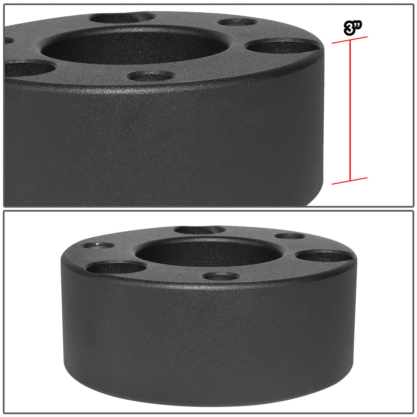 KIT ELEVACION 06-10 DODGE RAM 1500 PICKUP / 11-16 RAM 1500 - FITS 4WD MODELS. EXCLUDES EXTENDED CAB & MEGA CAB MODELS - FRONT - 3" LIFT - UPPER MOUNT SPACER LIFT KIT