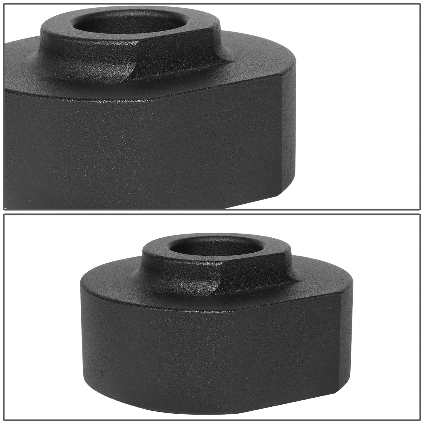 KIT ELEVACION 99-20 FORD F-250 SUPER DUTY / 99-20 FORD F-350 SUPER DUTY - FITS 2WD MODELS ONLY - FRONT - 2" LIFT - LOWER SPRING PERCH MOUNT LIFT SPACER