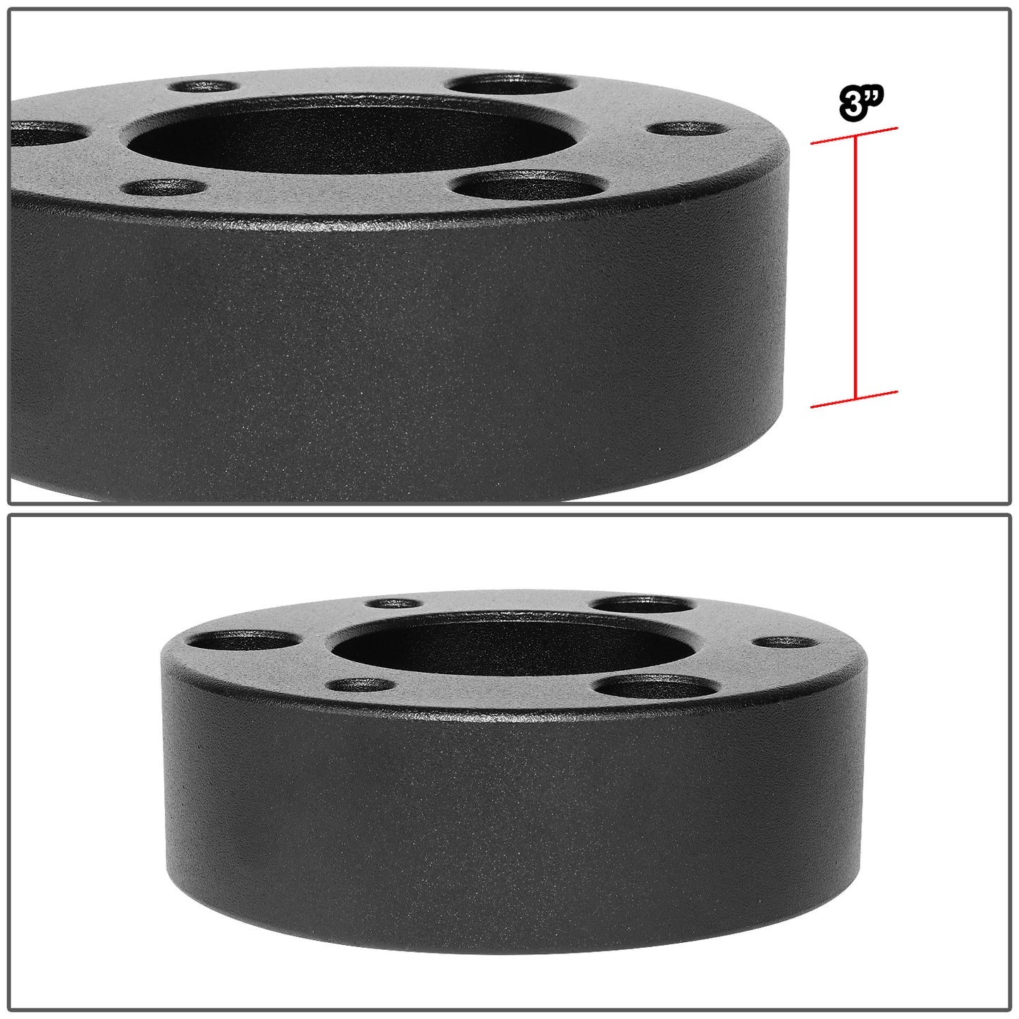 KIT ELEVACION 04-22 NISSAN TITAN / 04-15 NISSAN ARMADA - FITS 2WD & 4WD MODELS - FRONT - 3" LIFT - STRUT TOP MOUNT SPACER