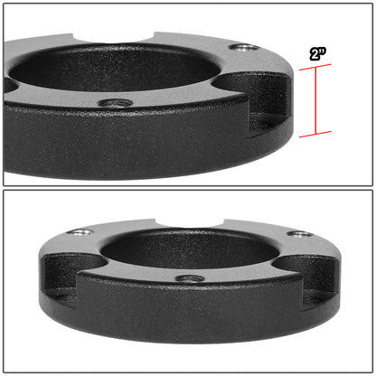 KIT ELEVACION 95-04 TOYOTA TACOMA / 96-02 TOYOTA 4RUNNER - FITS 6-LUG WHEEL HUB MODELS ONLY - FRONT - 2" LIFT - STRUT TOP MOUNT SPACER