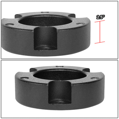 KIT ELEVACION 95-04 TOYOTA TACOMA / 96-02 TOYOTA 4RUNNER - FITS 6-LUG WHEEL HUB MODELS ONLY - FRONT - 2.5" LIFT - STRUT TOP MOUNT SPACER