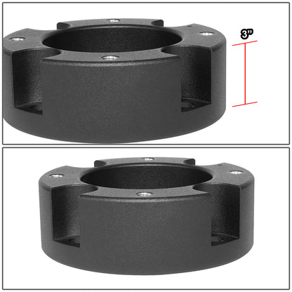 KIT ELEVACION 07-21 TOYOTA TUNDRA / 08-22 TOYOTA SEQUOIA - EXCLUDES SEQUOIA PLATINUM / LIMITED MODELS WITH ELECTRONIC FRONT STRUTS - FRONT - 3" LIFT - STRUT TOP MOUNT SPACER