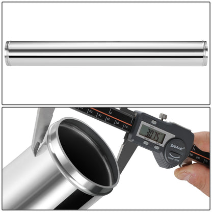 TUBERIA INTERCOOLER UNIVERSAL INTERCOOLER PIPING - ALUMINUM - 3.00" - 1PC - 23.65" STRAIGHT PIPE - POLISHED