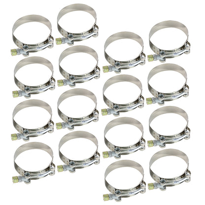 TUBERIA INTERCOOLER UNIVERSAL INTERCOOLER PIPING - ALUMINUM - 2.25" - 8PC - PIPES / HOSES / CLAMPS - 90D - RED