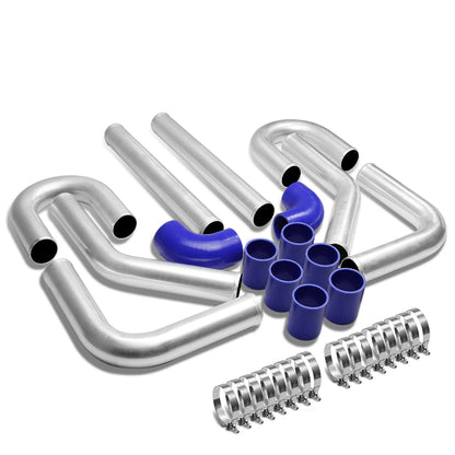 TUBERIA INTERCOOLER UNIVERSAL INTERCOOLER PIPING - ALUMINUM - 2.75" - 8PC - PIPES / HOSES / CLAMPS - 90D