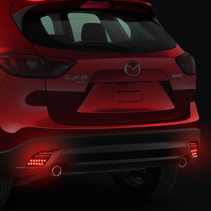 FAROS DE NIEBLA 13-16 MAZDA CX5 - REAR BRAKE LIGHT - LED - KD31515M0, MA2830101, KD31-515L0 - SMOKE