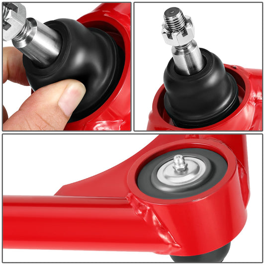 HORQUILLAS 2015-2019 COLORADO CANYON FRONT UPPER CONTROL ARM FOR 2-4" LEVELING KIT, RED+BLACK