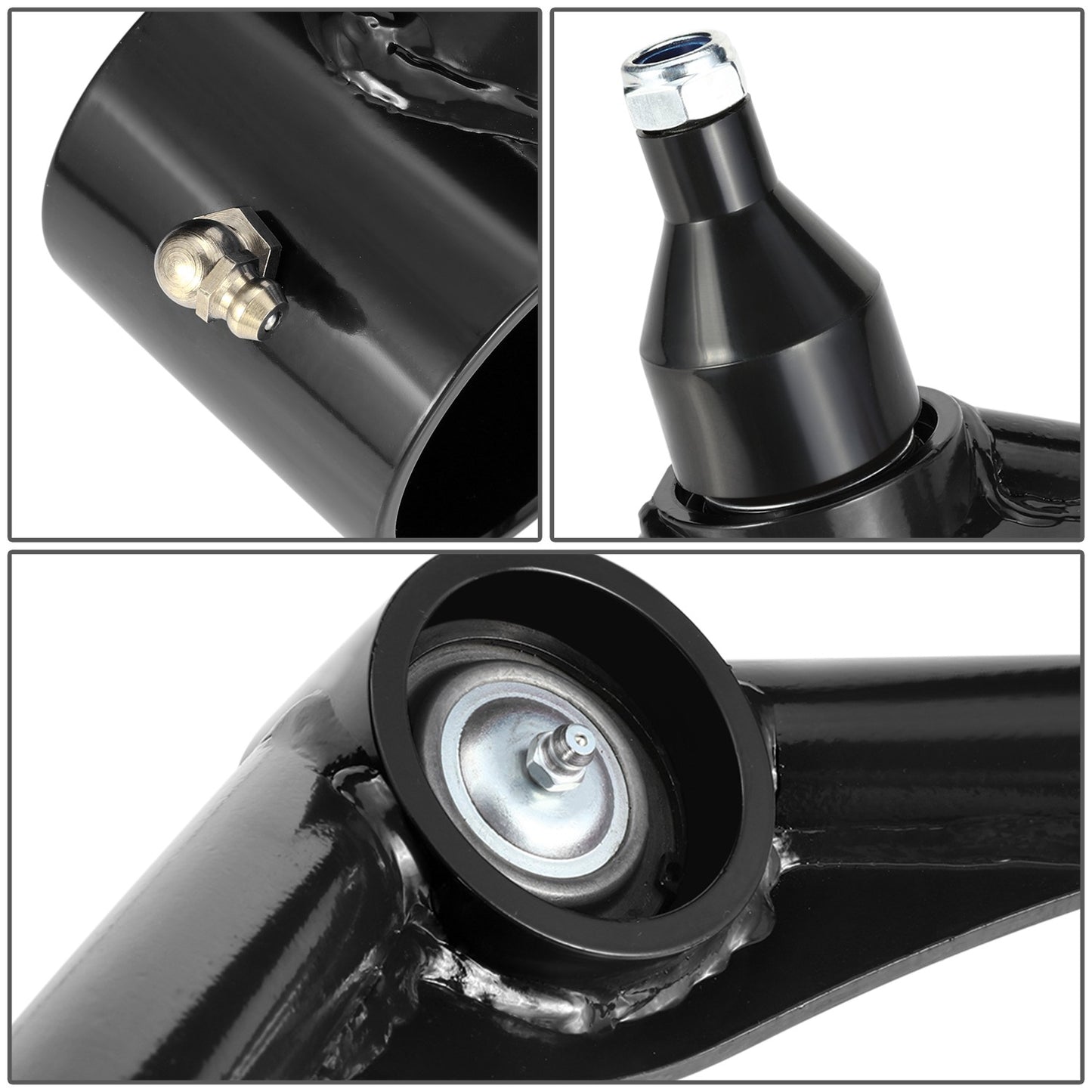 HORQUILLAS CHEVOLET SILVERADO 2500HD 8-LUG 2011-2019 GMC SIERRA 2500HD 3500HD 8-LUG 2011-2019 2-4" LIFT FRONT UPPER CONTROL ARMS,BLACK+BLACK